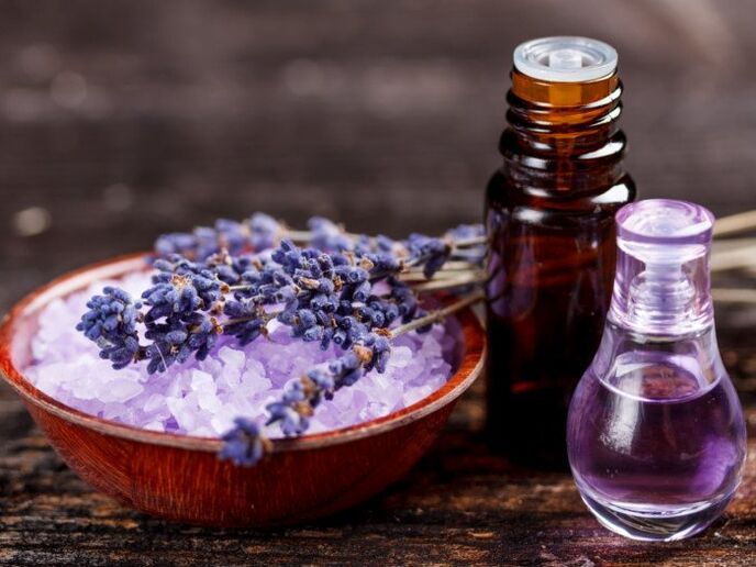 Lavendelolje, som stimulerer produksjonen av antioksidanter i kroppen